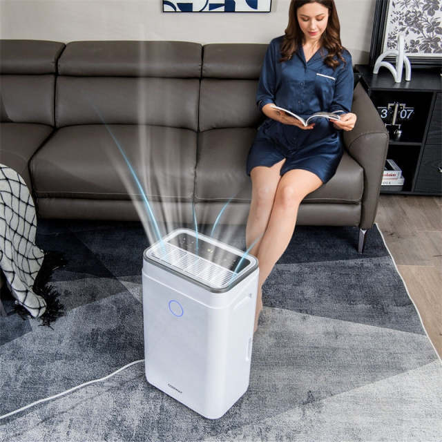 60-Pint Portable Dehumidifier for Basement, 4000 Sq. Ft Dehumidifier with Drain Hose, 3 Operating Modes, 24H Timer, Water Tank for Home, Large Spaces