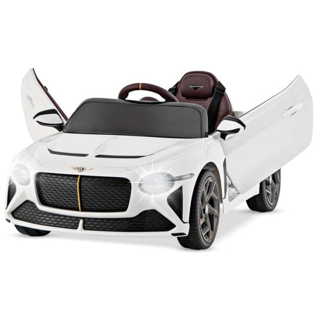 12V Kids Ride-on Car, Licensed Bentley Bacalar Electric Vehicle with Remote Control, LED Lights, Wireless Connection & Sound for 3+ Years Old