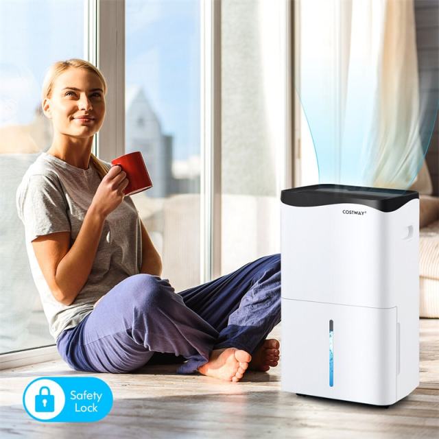 100-Pint Dehumidifier for 5500 Sq.Ft with Smart App & Alexa Control, Drain Hose, 24H Timer, Low Noise Dehumidifier for Basement, Home, Large Room Use