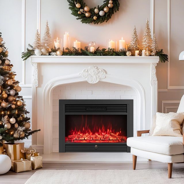 Electric Fireplace Inserts 33-inch Wide